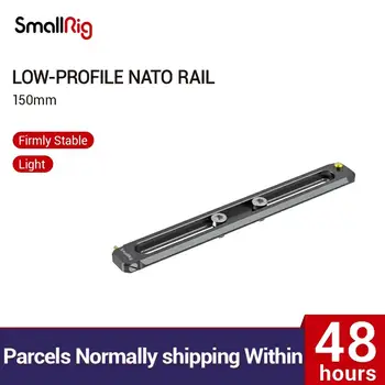 SmallRig Nizko profil NATO Železniškega 150 mm Dolge 6 mm Debele Nato Železniškega Z 1/4