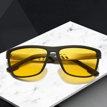Blagovno znamko Design Moških Polarizirana sončna Očala Classic Vintage Moški Kvadratnih Vožnjo sončna Očala UV400 Odtenki Očala Oculos de sol