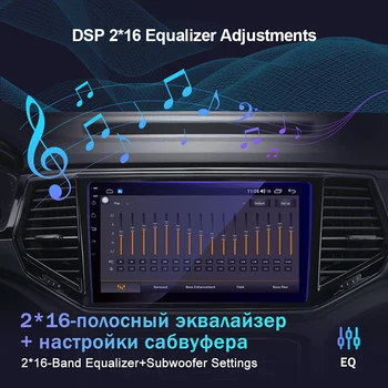 EKIY IPS DSP Android 10 Avto Radio na 6 G+128G Za MITSUBISHI LANCER IX 2006-2010 GPS Navigacija Stereo Multimedijski Predvajalnik Videa, BT HU