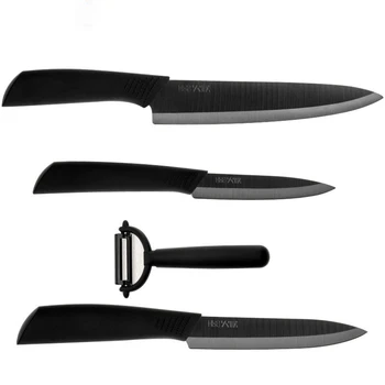 Original HuoHou Komplet Kuhinja 4 KOS Nano-keramični Nož 4 6 8 Inch Lahki in Okolju Non-stick Keramični Nož