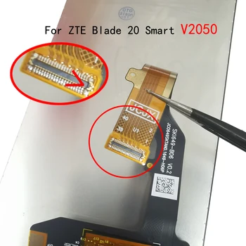 6.49 palca Za ZTE Blade 20 Smart V1050 V2050 LCD-Zaslon In Zaslon na Dotik, Računalnike Senzor z okvirjem Zbora Za Rezilo 20Smart