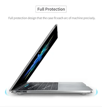 Laptop Primeru Za Apple Novi Macbook Pro 13 15 palčni Dotik Bar 2016 2017 2018 Jasno, Polno Telo Kritje Primera