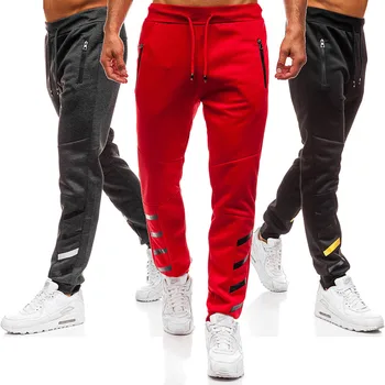 2018 Vroče športne hlače zip pocket tlorisa design sweatpants mens joggers hlače joggers moški