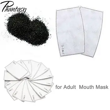 Phantasy 10pcs/Veliko 5-slojni Zaščitni Filter za Masko Filter PM2.5 Odraslih Otrok Masko Čip Dustproof Meglica Preprečevanje