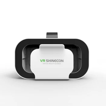 NOVI VR SHINECON G5 VR Očala 3D Virtualni Realnosti Očala 300 palec 720-1080 Slušalke za Pametni