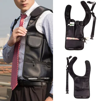 Človek Multi-funkcijo Ramenski Tok Pazduho Bag Anti-theft Varnost za Izklop Slušalke, Mobilni Telefon, Denar Tablet denarnice J55
