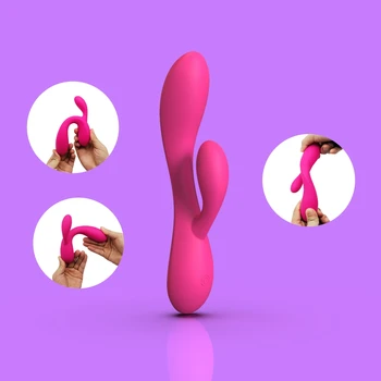 Super prilagodljiva joga ženski vibrator iz silikona, ženske sex igrače klitoris stimulator massager odraslih igrače erotična g spot rabbit vibrator