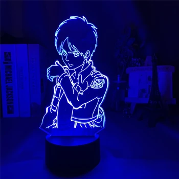 Q Različica Anime Velikan Noč Svetlobe Doma Dekoracijo Akril 3D Sedem-barva Spalnica nočno omarico Dekoracijo Gospodinjski Predmeti