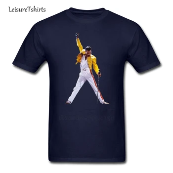 Freddie Mercury Kraljica Trak T Shirt Fantje Edinstveno Tshirt Modni Visoke Kakovosti Udobno T-Srajce za Moške Bombaž Kul Oče Tees