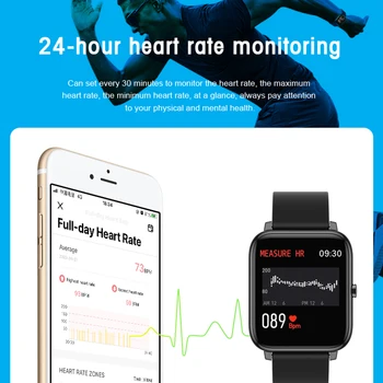 P22 Pametno Gledati Srčnega Utripa, Krvnega Tlaka, Spremljanje Klic Sporočilo Ure Moški Ženske SmartWatch Fitnes Tracker Za Apple Xiaomi