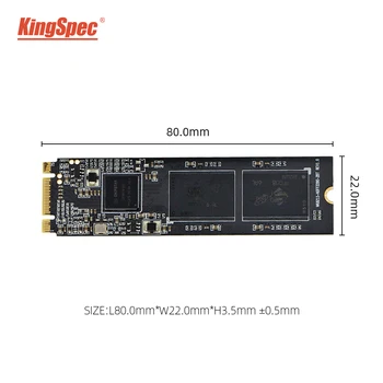 KingSpec m.2 2280 ssd sata3 2280mm ngff 64gb 128gb 256gb trdi disk 512gb 1TB SSD M2 SATA NGFF hdd za Prenosni računalnik vse-v-enem PC