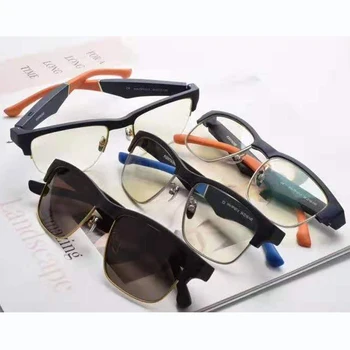 Razkošno Pametne Oči Nositi Očala Brezžična tehnologija Bluetooth Hands-Free (prostoročni Klicanje Glasbe, Audio Odprto Uho Anti-modra Svetloba Leče PLATIŠČA & Frame