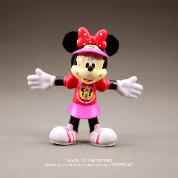 Disney Mickey Miške Minnie uresničevanje 7.5 cm Dejanje Slika Držo Anime Dekoracijo Zbirka Figur Toy model otroke darilo