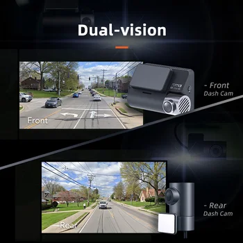 Na Zalogi 70mai Dash Cam 4K A800S Vgrajen GPS SONY IMX415 140FOV ADAS Podporo 24H Parkiranje Nadzor preko 70mai Hardwire Kit