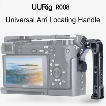 UURig R008 Fotoaparat Vrh Ročaj Ročaja težav poiščete Arri Iskanje Vijak Monitor Mic Ploščad Hladno Čevelj za Nikon Canon Sony DSLR Fotoaparat