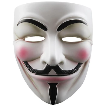 V for Vendetta Anonimni Guy Fawkes Masko Smolo, Cosplay Masko, Kostum Stranka Prop Igrače