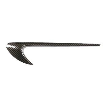 Črna 1 Par ABS Ogljikovih Vlaken Slog Strani Zraka Vent Fender Okvir Pokrova Dekor Primerni za Benz C E GLC W205 W213 X253