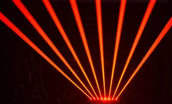 2400MW Gibljive glave RDEČ laserski array R638NM-300mW grobo spotX8PCS fazi stranka disco KTV bar klub gledališki studio iluminacion svetlobe