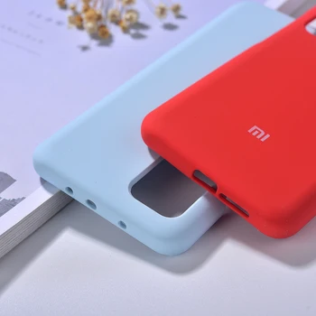 Xiaomi Mi 10T Tekoče Silikona Primeru Original Telefon Polno Zaščito Hrbtni Pokrovček Shockproof Kože Za Mi 10t Pro 10T Lite Stanovanj Lupini