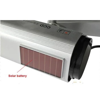 Debelo Lažne Kamere Solar Powered Zaprtih Outoodr Lutke Varnosti Bullet Cctv Varen Nadzor Cam IR LED Utripa