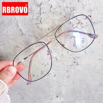 RBROVO Kvadratnih Retro Očala Okvir Ženske 2021 Očala Okvirji Ženske Luksuzni Ogledalo Očala Okvir za Ženske/Moške Krog Očala