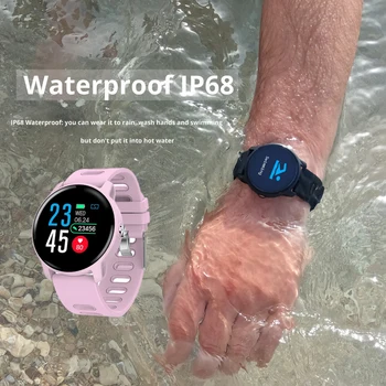 2020 novo S08 IP68 vodotesen plavanje športne srčni utrip fitnes tracker moške in ženske gledati vremenske opomnik pametno gledati Android
