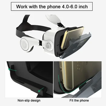 Xiaozhai BOBO VR Z4 Očala z Bluetooth Remote Google Kartona Pro za Iphone, Android Pametni telefon 2017 Biocular Čelada