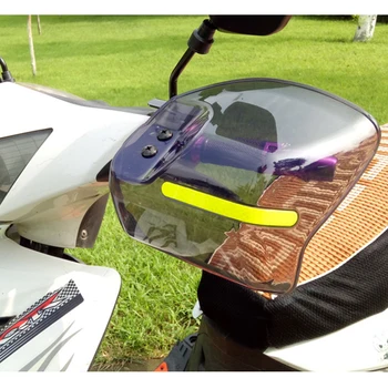 Motorno Kolo Handguards Strani Varovala Akril Motocikla Veter Ščit Windproof Varnost Noč Razmislek Guardhandle Kolesarske Opreme