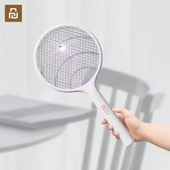 Qualitell Električni Komar Swatter za ponovno Polnjenje Ročni LED Komar Morilec Insektov Letenje Wall-mounted Komar Ubijanje Dispeller