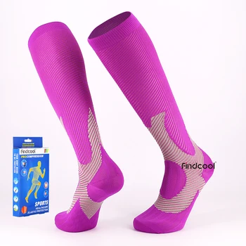 Kolena, Visoko Stiskanje Nogavice za Ženske, Quick Dry Visoke Kakovosti Noge Podporo 8812A