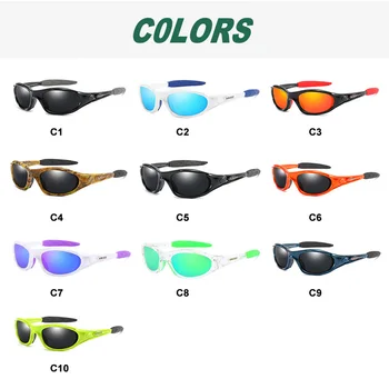 DUBERY Mens Športne Polarizirana sončna Očala za Ribolov Vožnjo sončna Očala Ovalne Očala Očala Moški Odtenki Zelene Ogledalo UV Zaščita