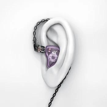 NF Avdio NA2 Uravnoteženo Snemljiv Slušalke Dinamično Zmanjšanje Hrupa v Uho Slušalke Z MMCX Kabel 0.78 mm 2 zatiči Za Telefone