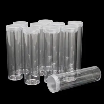 100 kozarcev 5ml plastičnih vzorec steklenico epruvete za mini steklenice vzorec steklenica za shranjevanje posode prosojen