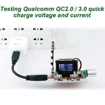 35W konstantnim tokom dvojno nastavljiv elektronsko obremenitev + QC2.0/3.0 sproži hitro napetost usb tester voltmeter staranja razrešnice