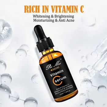 Vitamin C20 Obraz Serum za Beljenje Osvetlitev Vlažilne Anti Acne Proti Staranju, Zmanjšuje Starostne pege anti Pege Temno Zbledi