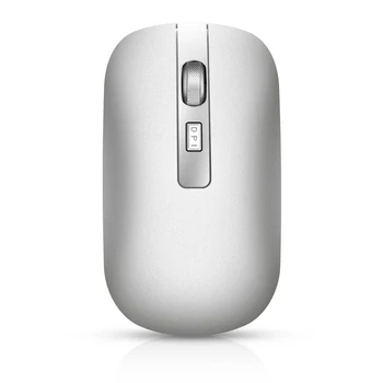 Brezžično Miško Bluetooth za ponovno Polnjenje Brezžične Miške Računalnik Tiho Mause Ergonomska Mini Miška USB, Optični Miške Za Prenosni RAČUNALNIK