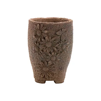 Lončenina Bonsaj Sočna Cvetlični Lonček Velike Stare Kup Ji Haoyue Visoko Keramika Keramični Zunanji Balkon Modeliranje Pot