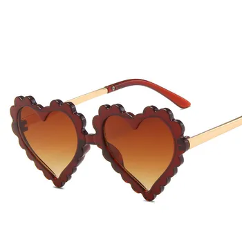 2020 Srčkan Ljubezen Otroci sončna Očala Otroci in Modnih Plastičnih Srce sončna Očala Baby UV400 sončna Očala za Dekleta Fantje Oculos