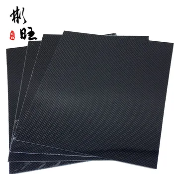 3k ogljikovih vlaken Plošče Plošče, Listi Visoko Kompozitni Trdoto Materiala,3k black carbon fiber + kevlar, navaden