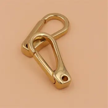 5 Kos Trdni Brass Snap Kavelj Sproži Posnetke Zaponke za Usnjene Obrti Vrečko Torbici Trak Pasu Keychain Oprtnice Povezovanje
