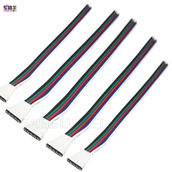 10 parov 5pin LED Konektor Moški-Ženski Kabel Kabel 15 cm dolžine Za RGBW SMD 5050 RGBW RGBWW LED Trak Svetlobe
