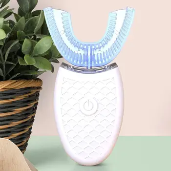 Inteligentni Ultrazvočno Električni obliki črke U zobna ščetka USB Polnilne Beljenje Zob Komplet S Tekočino Penjenje zobno pasto
