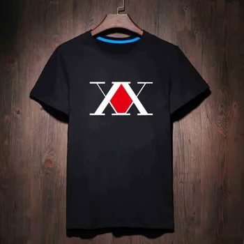 Novo hunter x hunter T-shirt Killua Zoldyck Moški majica Bombaž Poletje Svoboden ženske Tees vrhovi