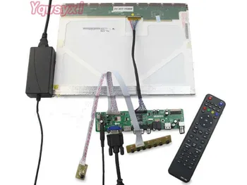 Yqwsyxl Z zvočniški Komplet za CLAA154WB05AN TV+HDMI+VGA+AV+USB LCD LED zaslon Gonilnik Krmilnika Odbor