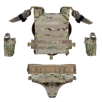 Multi-funkcijo Taktično Oklep Set Visoko Kakovostnih Vojaške Molle Streljanje Airsoft Paintball Telovnik Cs Boj proti Vojski Lov Oklep Obleke