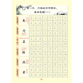 3000 Besed 3D Večkratno uporabo Šablon Kaligrafija Pisanja Izbrisljivi Pero Učenje Kitajskih Znakov Otroci Kitajski Pisanje Knjig ping