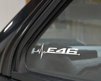 2pcs/M veliko moč uspešnosti E28 E30 E34 E36 E39 E53 E46 E60 E61 E70 E71 E83 E87 E90 E91 E92 LOGOTIP avto windows nalepke za BMW