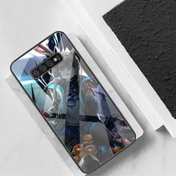 YJZFDYRM Mobilne igre Arknights črn Telefon Primeru Trup Kaljeno Steklo Za Samsung S20 Plus S7 S8 S9 S10 Plus Opomba 8 9 10 Plus