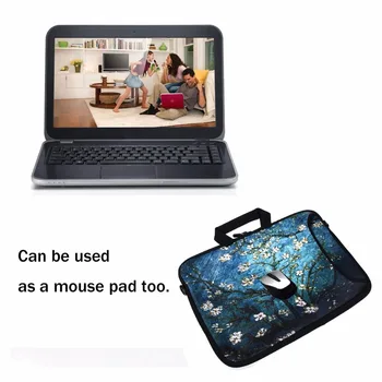 10 13 13.3 14 15 15.6 17 17.3-Inch Laptop sleeve za Prenosnik Torba Primeru Messenger Ramenski Laptop Torba za ipad, macbook HP Dell Lenovo