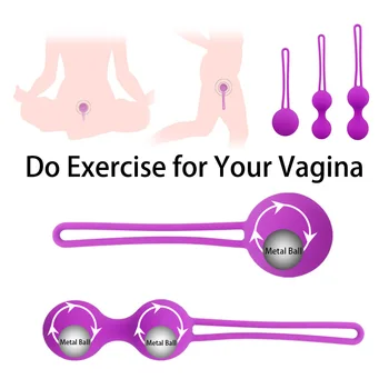 Privijte Ben Wa Vagina Mišice Trener Keglove Žogo Jajce Intimno Sex Igrače za Žensko Kitajske Vaginalne Kroglice Proizvodov za Odrasle Ženske